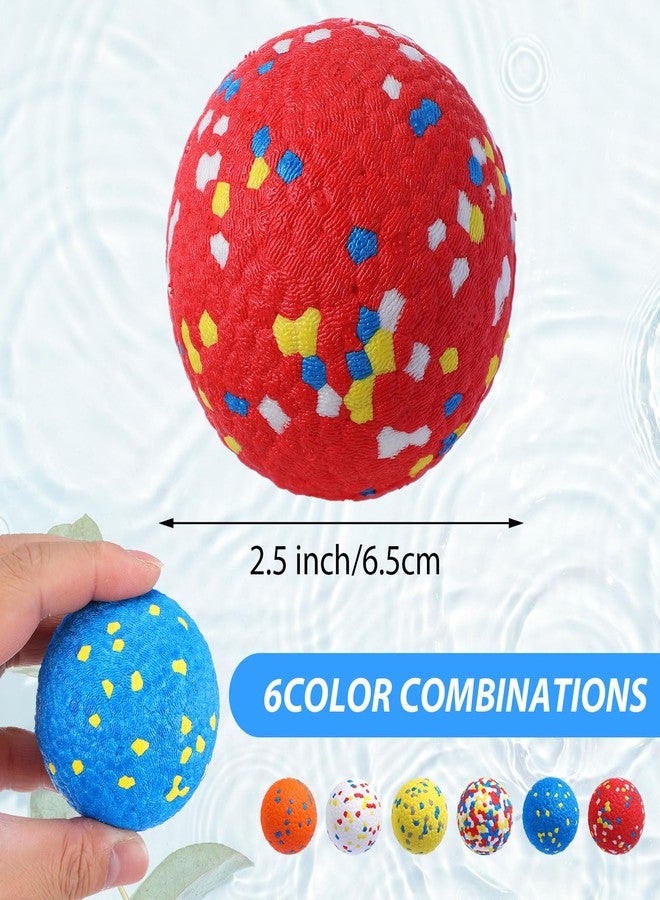 Lemecima 6 Pcs Dog Toy - Interactive Bouncy Floating Ball for Aggressive Chewers - Bright Color, 2.5 Inch - Image 2